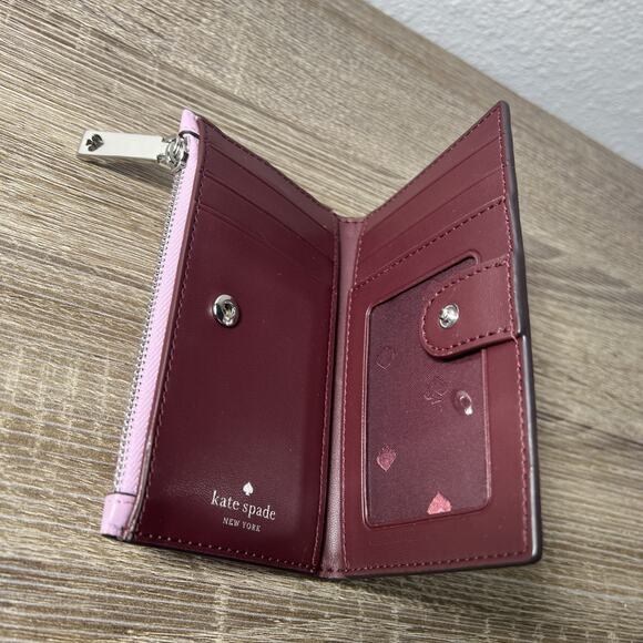 Kate Spade Lavender Hayes Small Satchel Tote Crossbody Bag WITH MATCHING WALLET - Picture 12 of 14